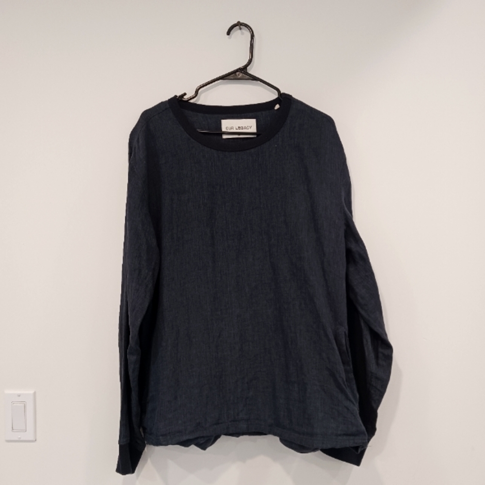 Our Legacy linen pullover with pockets